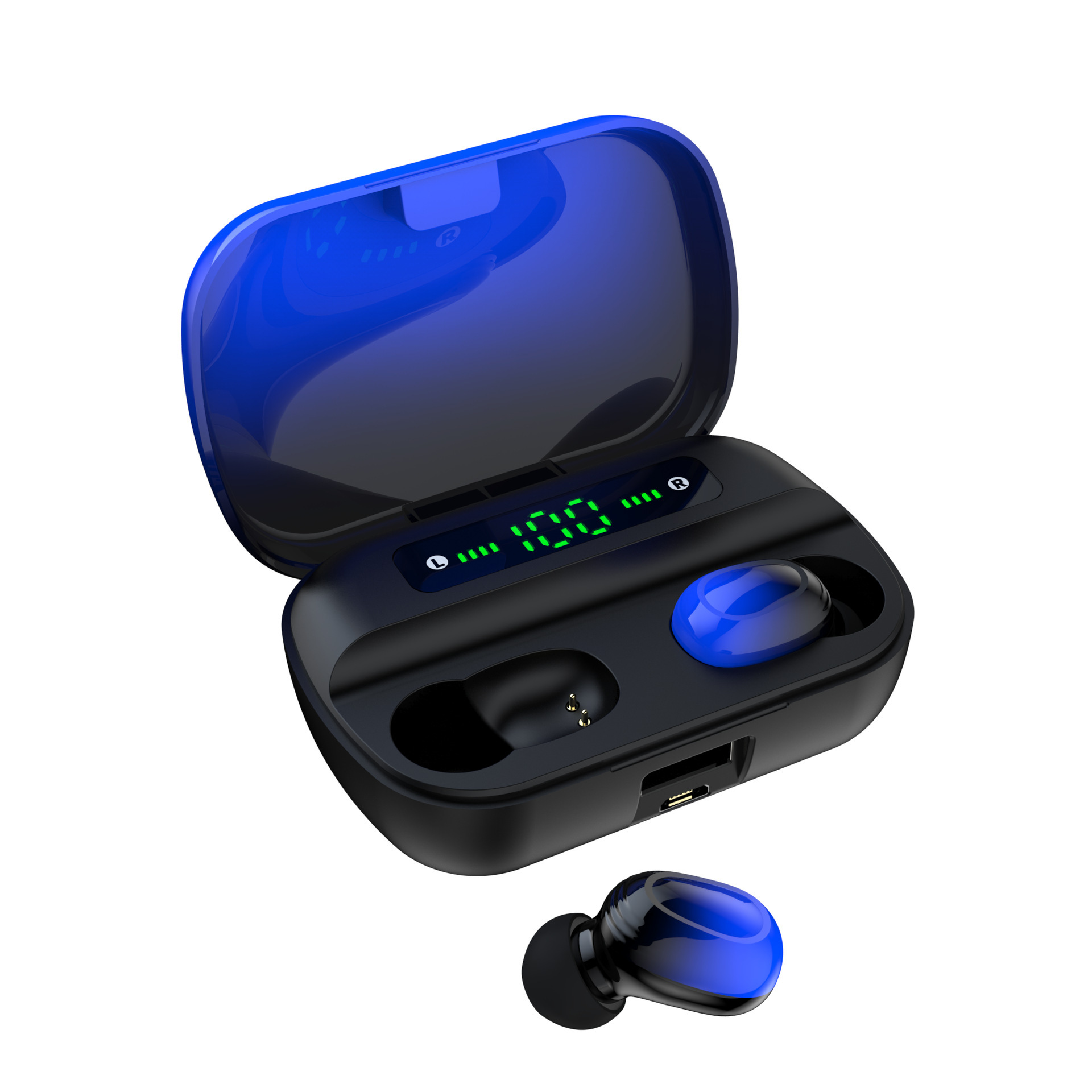 product-Bodio new arrival magic wireless bluetooth 50 ombre TWS earplugs-Bodio Electronic-img