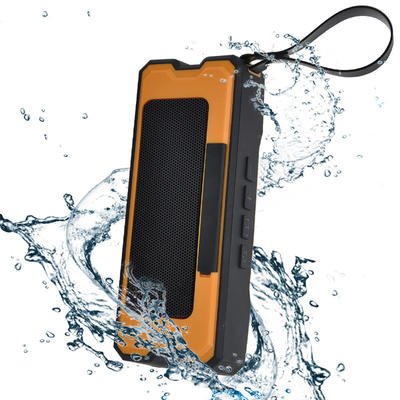 Portable  IPX7 Waterproof Dustproof Bluetooth Speaker Simple Design