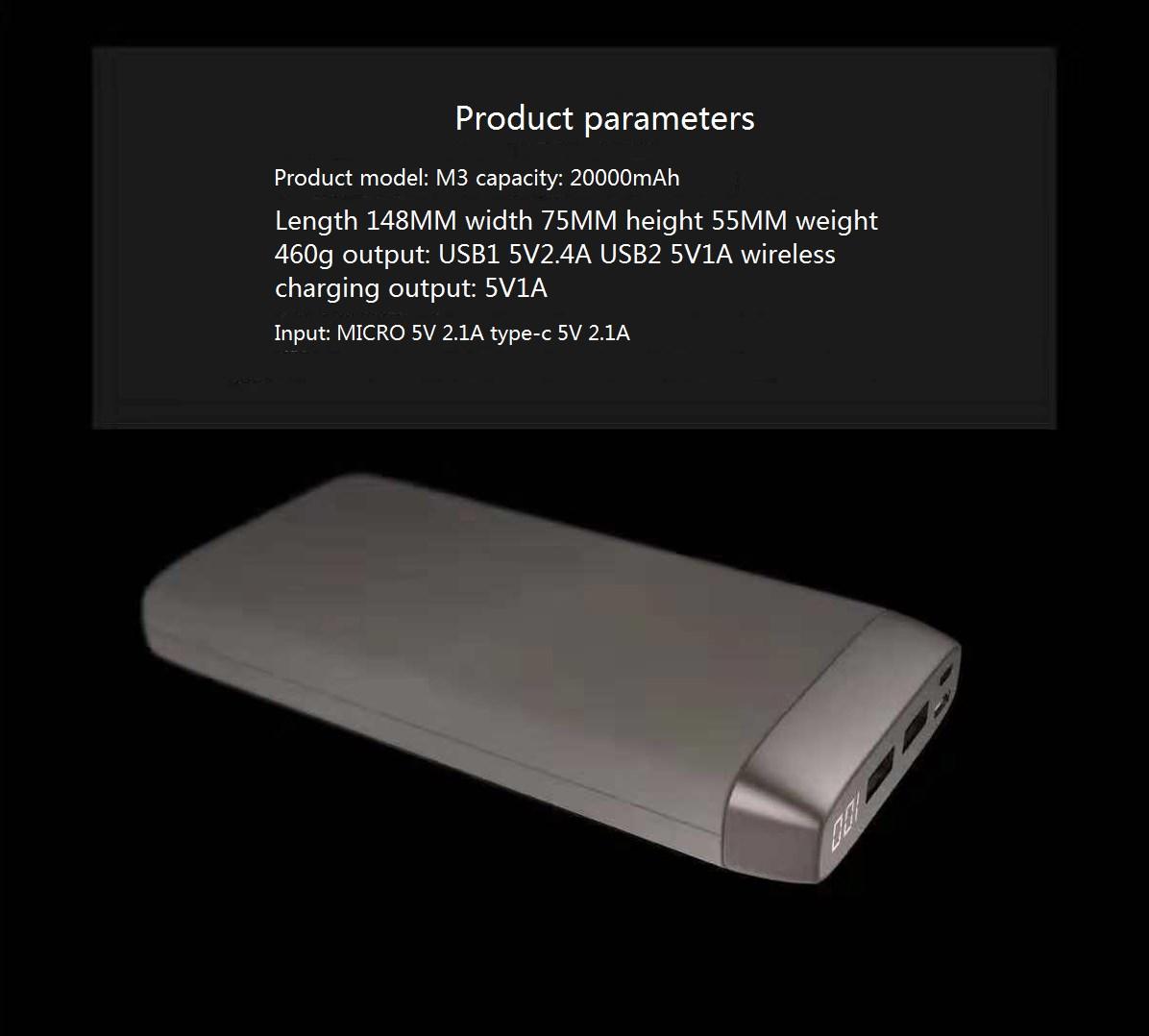 Bodio Electronic portable power bank-3